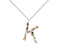 PD PAOLA - BUCHSTABE "K" HALSKETTE - silber