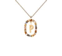 PDPAOLA Damen Charm-Kette Buchstabenkette P