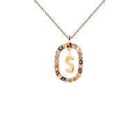 PD PAOLA - BUCHSTABE "S" CIRCLE - Halskette - gold