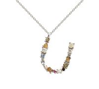 PD PAOLA - BUCHSTABE "U" HALSKETTE - silber