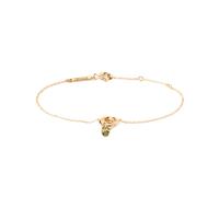 PD Paola Grüne Lily Goldarmband 925 Sterling Silber - 180 mm PU01-775-U