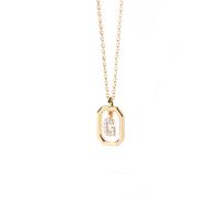 PD Paola Letter Mini G Goldhalskette 925 Sterling Silber - 500 mm CO01-518-U