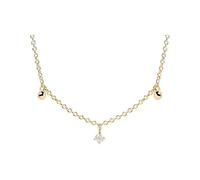 PD Paola Love Triangle Goldhalskette 925 Sterling Silber - 500 mm CO01-491-U