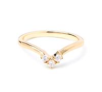 PD Paola Mini-Crown Goldring 925 Sterling Silber - 56 AN01-826-16