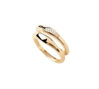 PD Paola Onda Goldring 925 Sterling Silber Set - 52 AN01-C21-12