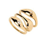 PD Paola Sugar Goldring 925 Sterling Silber Set - 54 AN01-994-14