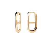 PD Paola Texas Hoops Goldohrringe 925 Sterling Silber AR01-C18-U