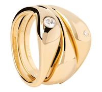 PDPaola AN01-994 Damen-Ringset Sugar Silber vergoldet 52/16.6