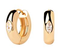 PDPaola AR01-912-U Damen-Ohrringe Creolen Ura Silber vergoldet