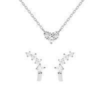 PDPAOLA Halskette - 925er Sterlingsilber Schmuck-Set - Gr. unisize - in Silber - für Damen