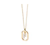 PDPAOLA Mini Letter F Halskette 18 kt. Silber vergoldet CO01-517-U - Damen - 925 sterling silver