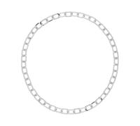 PDPaola CO02-382-U Damen-Halskette Small Signature silberfarben