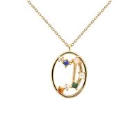 PDPAOLA Libra Halskette 18 kt. Silber Vergoldet CO01-350-U - Damen - 925 Sterlingsilber