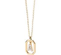 PDPAOLA Mini Letter A Halskette 18 kt. Silber vergoldet CO01-512-U - Damen - 925 sterling silver