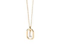 PDPaola Mini Letter L Necklace Halskette Buchstabe Namenskette gold