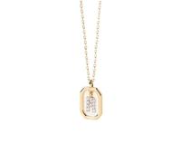 PDPAOLA Mini Letter Halskette 18 kt. CO01-529-U - Damen - 925 sterling silver