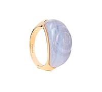 PDPaola Ring Achat Blau Shell AN01-C59-12 Damen Größe 12