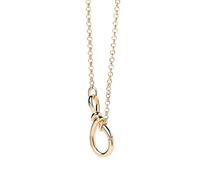 PDPaola Stacker Clasp CO01-785-U Damen-Halskette, 44 cm, Recyceltes Silber, Kein Edelstein