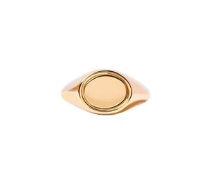 PDPAOLA Stamp Ring Silber Vergoldet AN01-628-54 - Damen - 925 Sterlingsilber