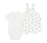Pe Bateau A0fmj Tag-Kleidung Unisex Baby, MARSHMALLOW/MULTICO, 86