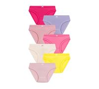 Pe Bateau Set aus Kinder-Slips aus Baumwolle, einfarbig, A0e6z00 Unterwäsche, Tag und Mädchen, 7 Stück