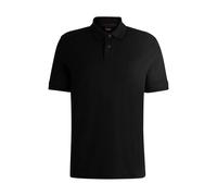 Boss Orange Poloshirt Pe Interlock – 100% Baumwolle, Jersey, Regular Fit – Schwarz S