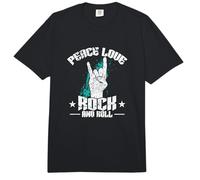 Peace Love Rock'n'Roll-Festival Comfort Colors Adult Heavyweight T-Shirt