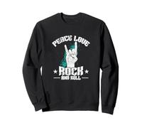 Peace Love Rock'n'Roll-Festival Sweatshirt