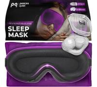Peace&Quiet | PQ Schlafmaske für Seitenschläfer - 3D-konturierte, lichtblockierende Schlafmaske für Damen und Herren, leichte und weiche Augenschattenabdeckung für tiefe Erholung, Premium-Qualität