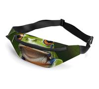 Peace Tree Frog Gürteltasche mit verstellbarem Riemen, leichte Reise-Umhängetasche, freihändige Mini-Bauchtaschen im Lauf-Fitnessstudio