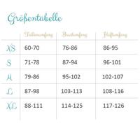 Peaces.bio - handbedruckte Biomode Etui-Festkleid "Zauberlandschaft" in Dunkelblau Dunkelblau S