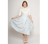 Peaces.bio - handbedruckte Biomode Wickelrock Gräsertraum aus Bio-Leinen S