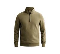 peached fleece half zip gd L