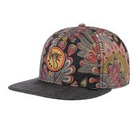 Peacock Flat Brim Cap by Djinns schwarz One Size