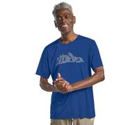 Jack Wolfskin Peak Graphic T M new mountain blue orchid (T0472) L