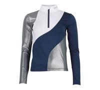 Peak Mountain Funktionslongsleeve in Dunkelblau - Größe XL | Damen Outdoor Tops Shirts