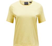 Peak Performance Damen Explore Logo T-Shirt (Größe L, gelb)