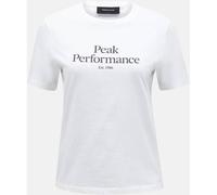Peak Performance - Women's Original Tee - T-Shirt, Gr. L, weiß (Offwhite/Black)