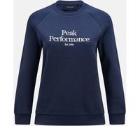 PEAK PERFORMANCE Damen Sweatshirt W Original Crew-BLUE SHADOW-OFFWHITE (G79578010) XL BLUE SHADOW/OFFWHITE/