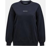 PEAK PERFORMANCE Damen Sweatshirt W Original Terry Crew-BLACK (G80274020) XL BLACK