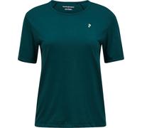 Peak Performance - Women's Wool Blend S/S Tee - Funktionsshirt, Gr. S, blau (PonderosaPine)