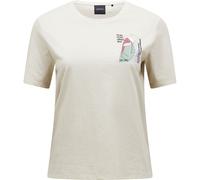 Peak Performance Explore Graphic Damen T-Shirts beige Größe L Trekking Schnell trocknend