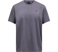 Peak Performance - Explore Graphic Tee - Funktionsshirt, Gr. L, grau/blau (QuietGrey)