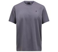 Peak Performance - Explore Graphic Tee - Funktionsshirt, Gr. L, grau/blau (QuietGrey)