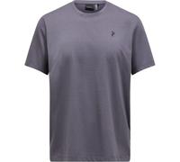 Peak Performance - Leichtes T-shirt für das Klettern aus Polyester-Baumwoll-Jersey - Herren - M Explore Graphic Tee Quiet Grey - M Explore Grau S