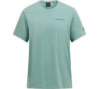 Peak Performance Explore Logo Kurzarm-t-shirt S Green Valley