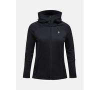 Peak Performance Damen Rider Essentials Hoodie Jacke, black-black, S