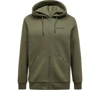 Peak Performance Herren Original Small Logo Hoodie Jacke (Größe S, oliv)