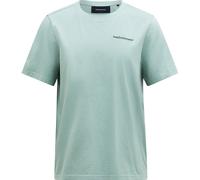 Peak Performance - Original Small Logo Tee - T-Shirt, Gr. L, türkis/grau (GreenValley)