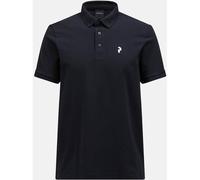 PEAK PERFORMANCE Herren Polo M Classic Cotton Polo-BLACK (G79486050) L Schwarz